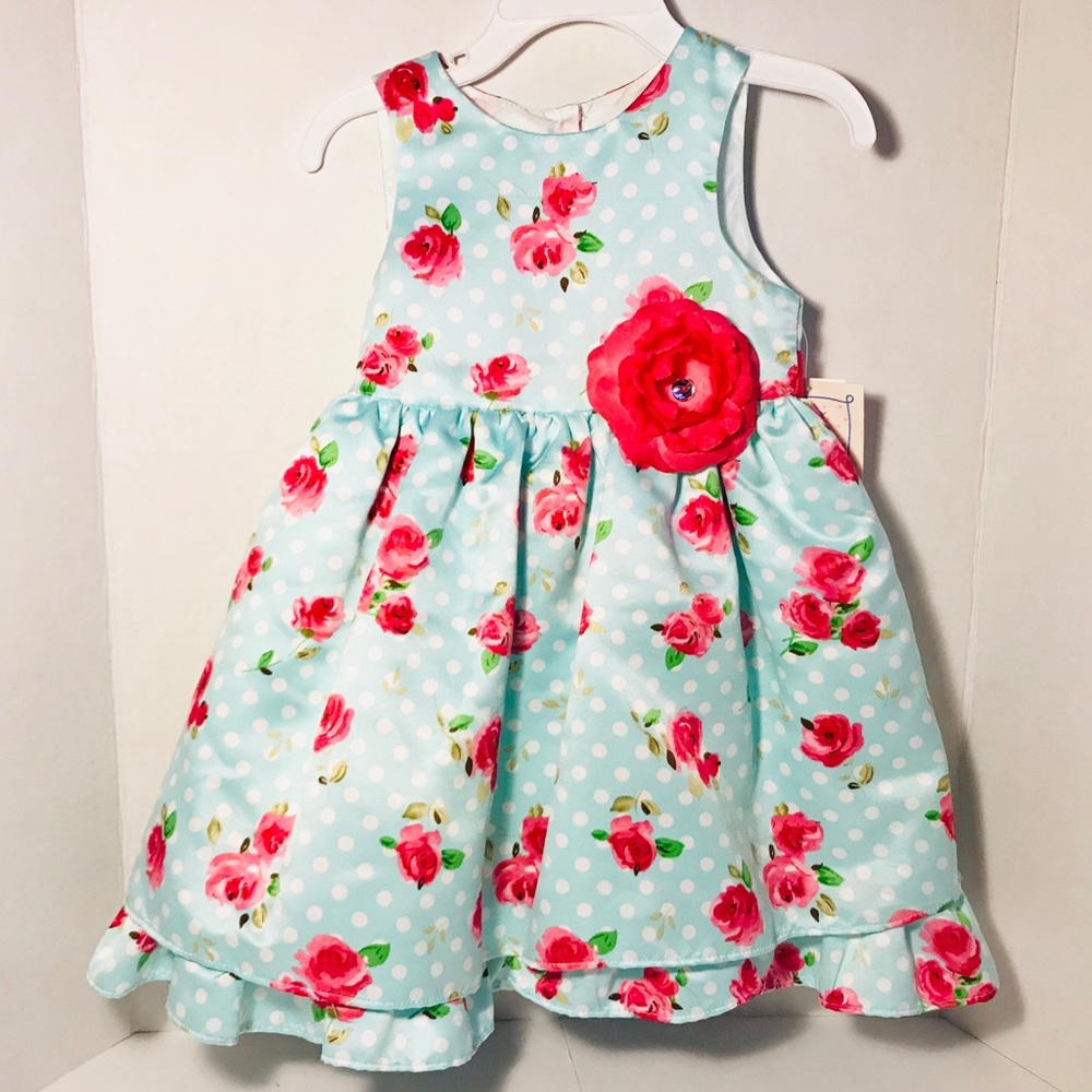 Marmellata Light Blue Dress Girl Size 2T
